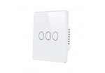 Akubela 3 Gang Touch Switch (EU version) - White